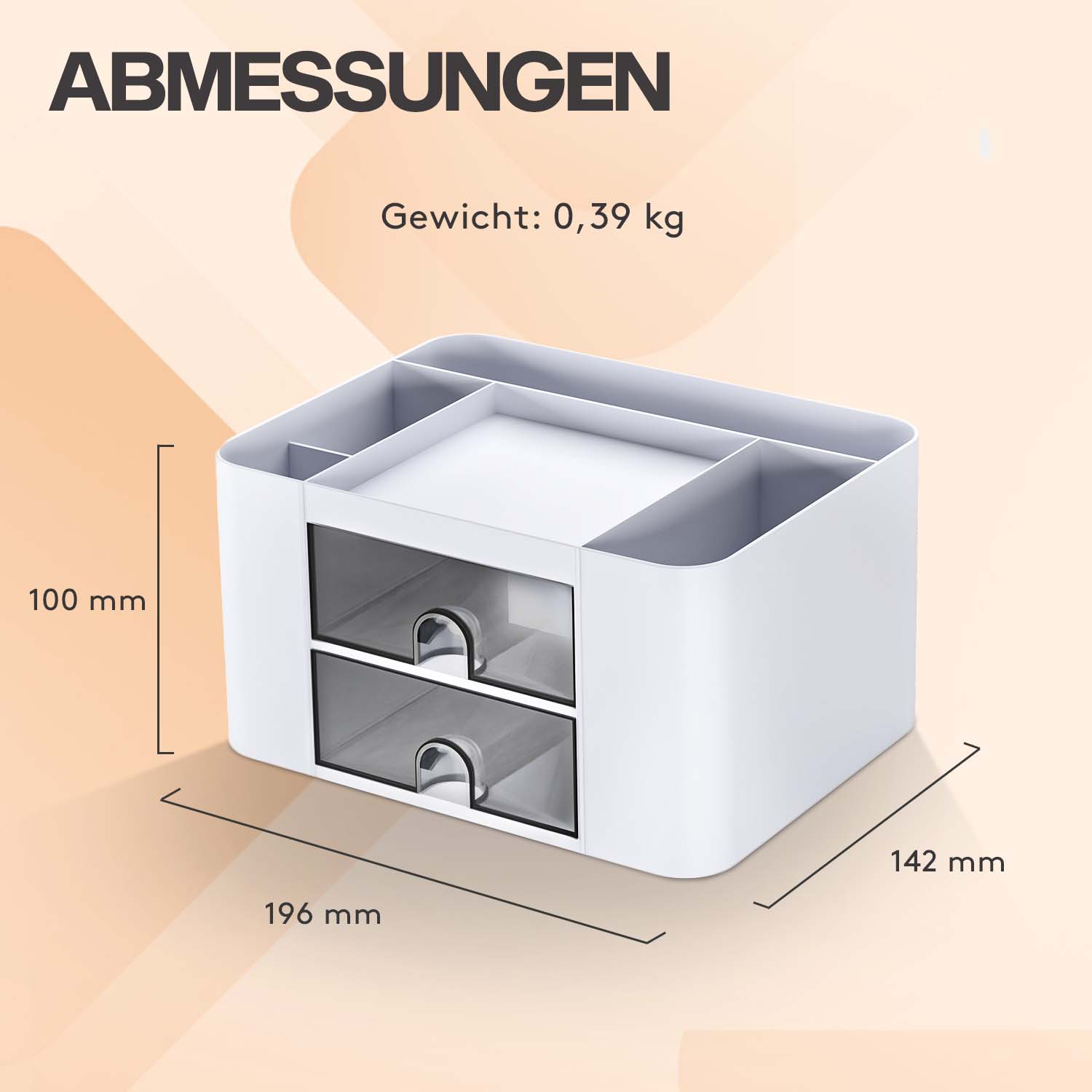 acropaq-schreibtisch-organizer-wei-5-f-cher-2-schubladen image 6