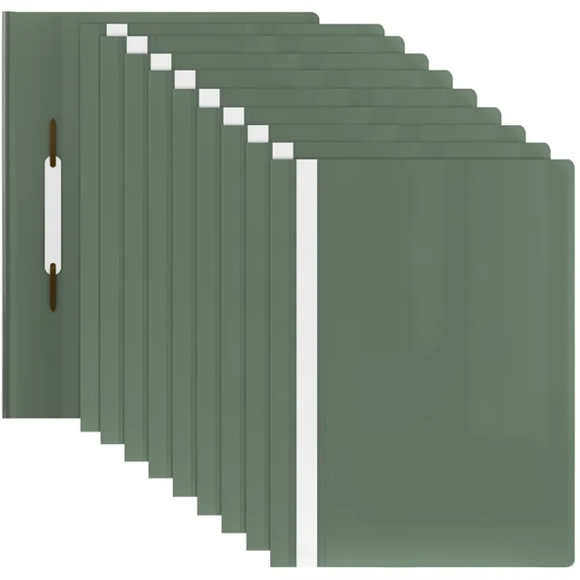 acropaq-a4-sichtmappen-pp-pastellgr-n-10-st-ck image 1