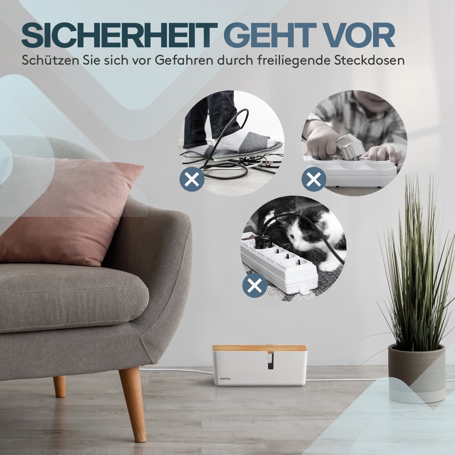 acropaq-kabelbox-mittel-wei-bambusdeckel-30x12x11-cm image 3