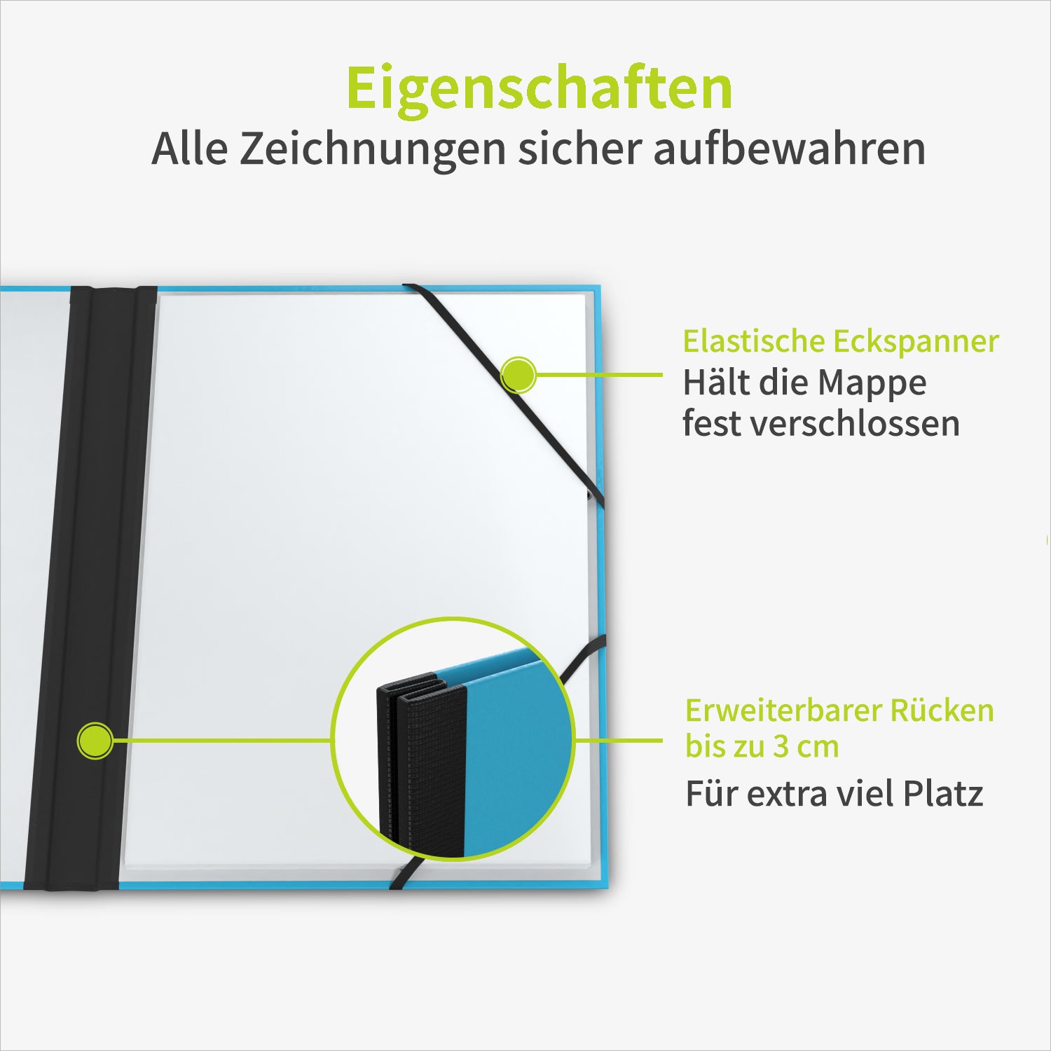 acropaq-zeichenmappe-a3-32x45cm-gummiband-t-rkis image 3