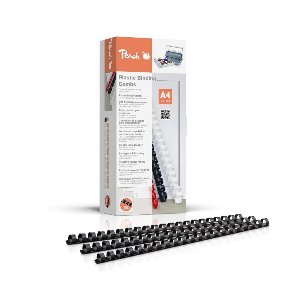 peach-pbp-plastikbinder-cken-a4-12mm-95-blatt-schwarz-100-st image 1