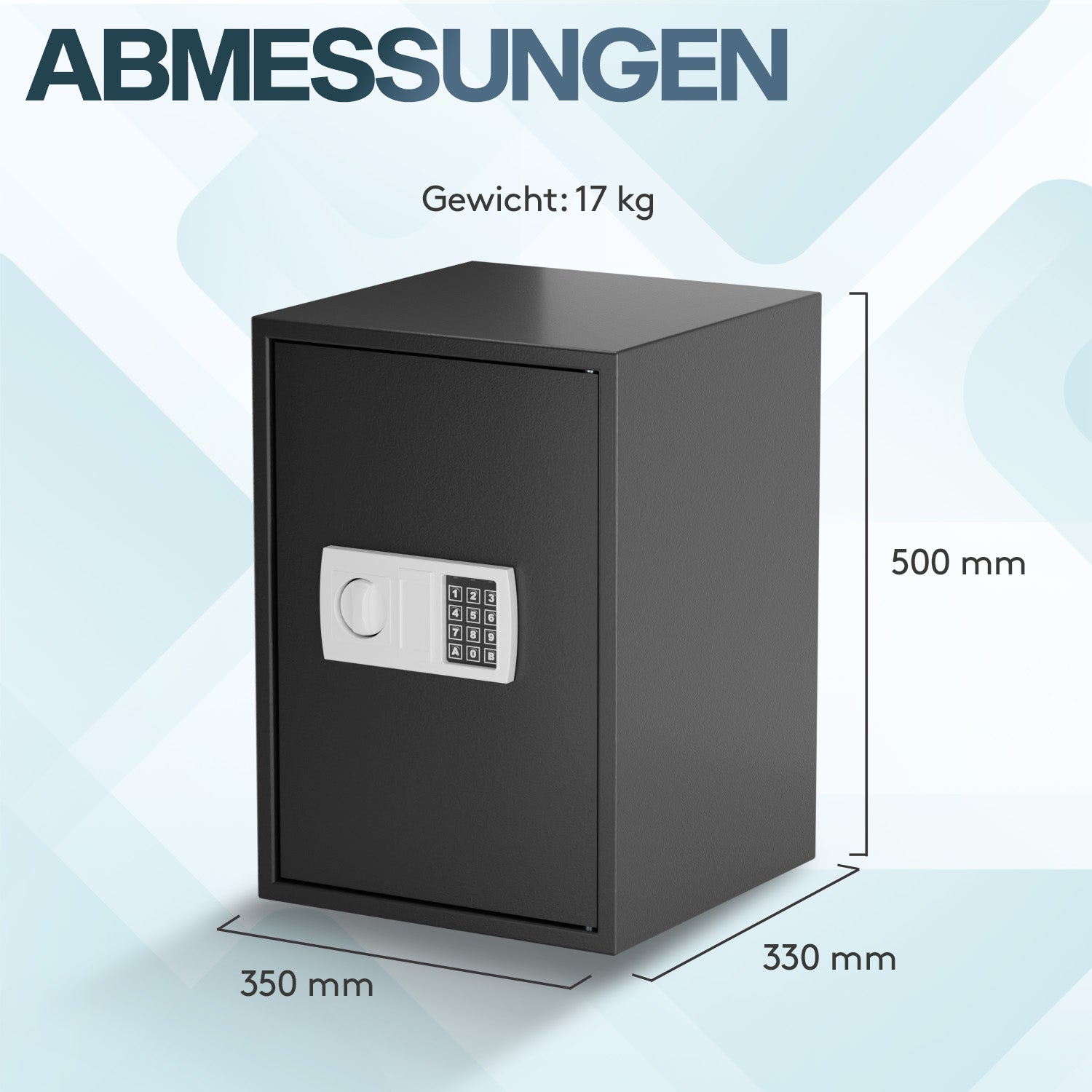 acropaq-safe-elektronisch-mit-pin-und-schl-ssel-dunkelgrau image 7