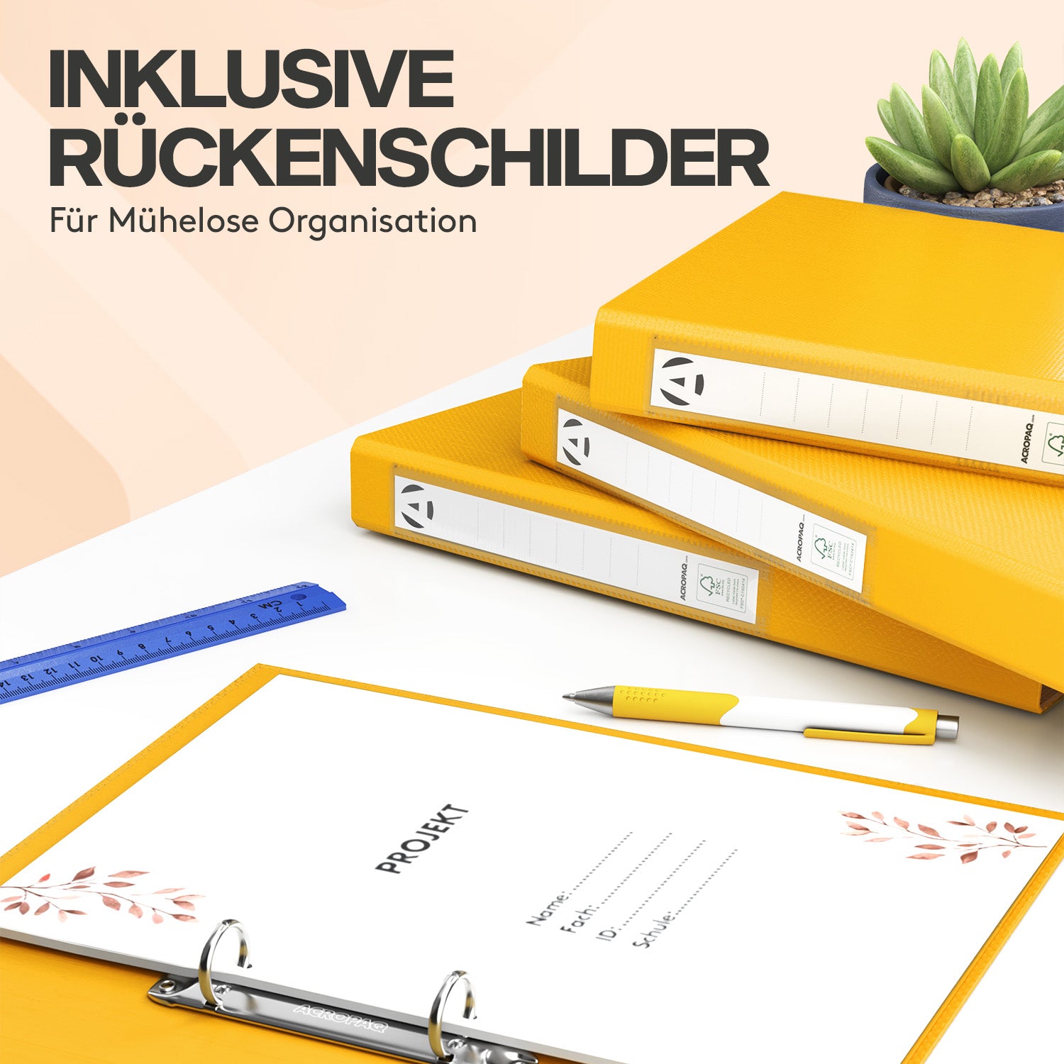acropaq-ordner-mappen-ringordner-a4-gelb-10-st-ck-fsc image 4