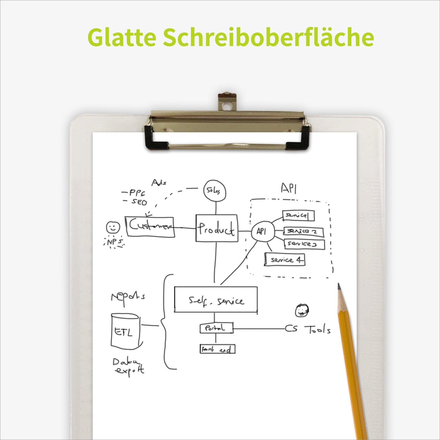 acropaq-ordner-und-mappen-klemmbrett-a4-transparent image 4