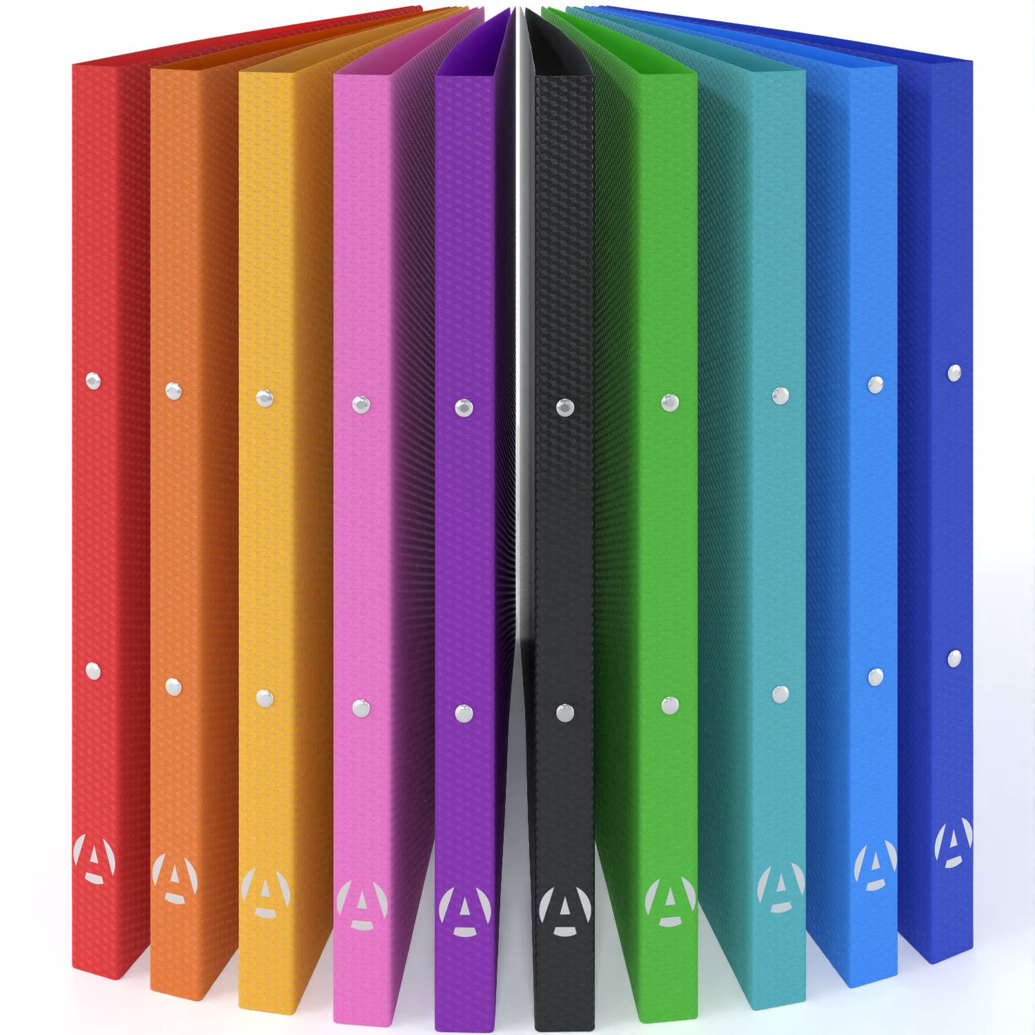 acropaq-ringordner-a4-2-ringe-2-2cm-10er-regenbogen-nature image 8