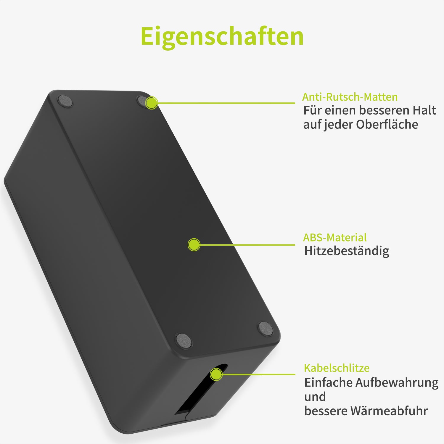 acropaq-kabelbox-medium-schwarz-steckdosenleiste image 4