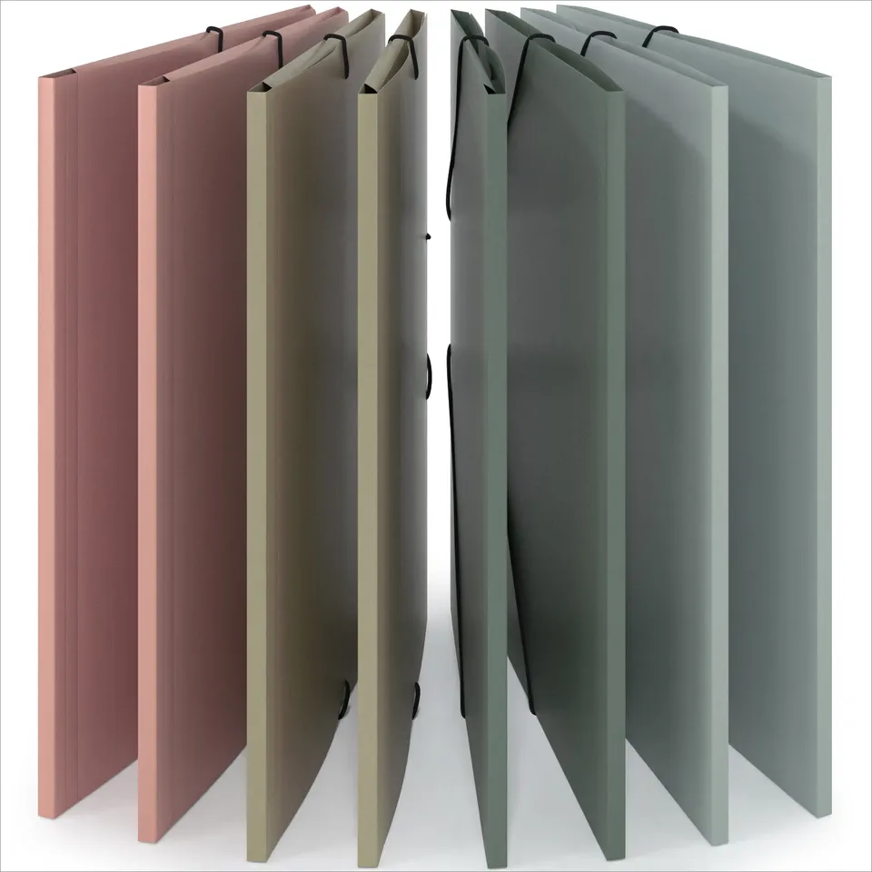 acropaq-sammelmappe-a4-pp-glatt-8er-4-farben image 1