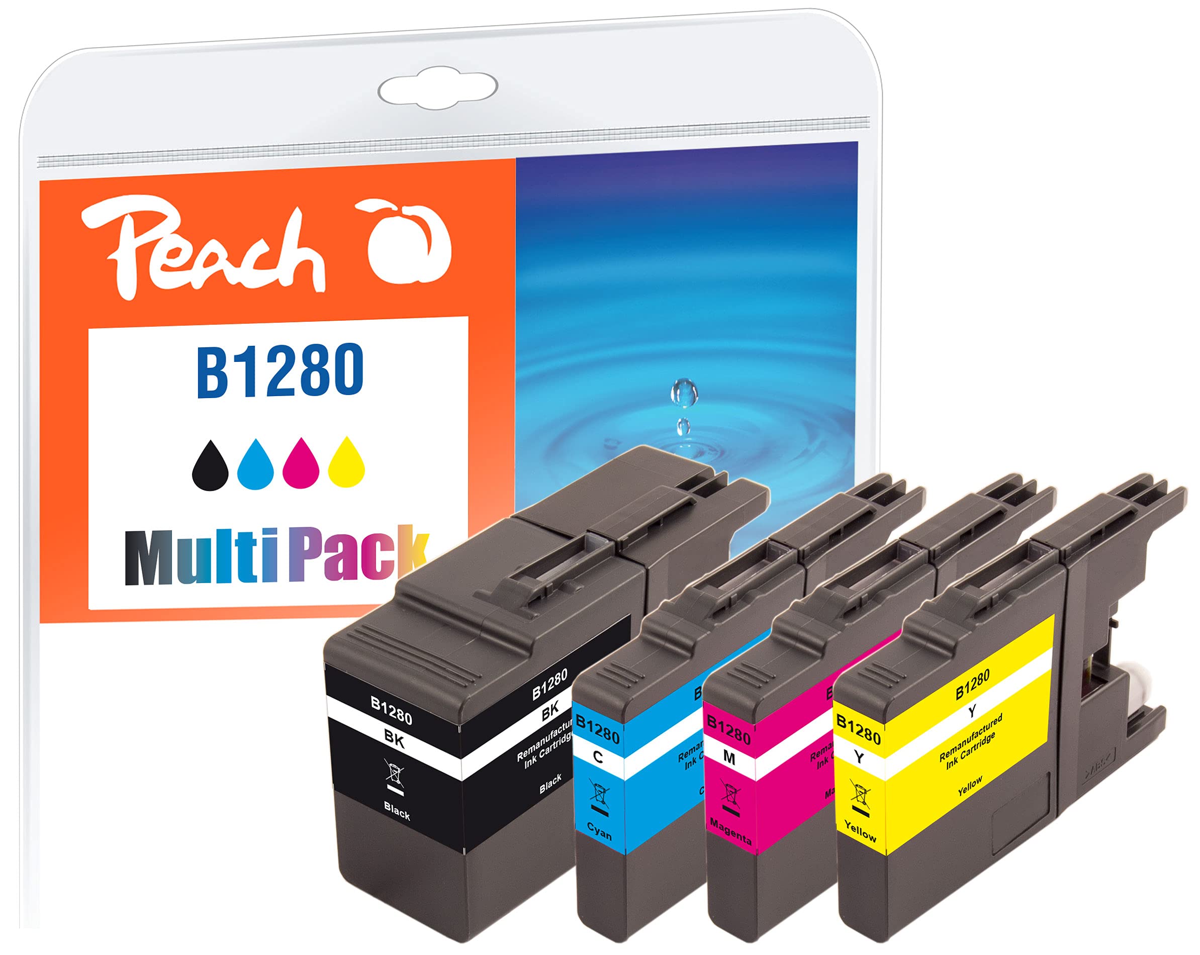 peach-pbp-druckerpatronen-xxl-brother-lc-1280-4er-spar-pack image 1