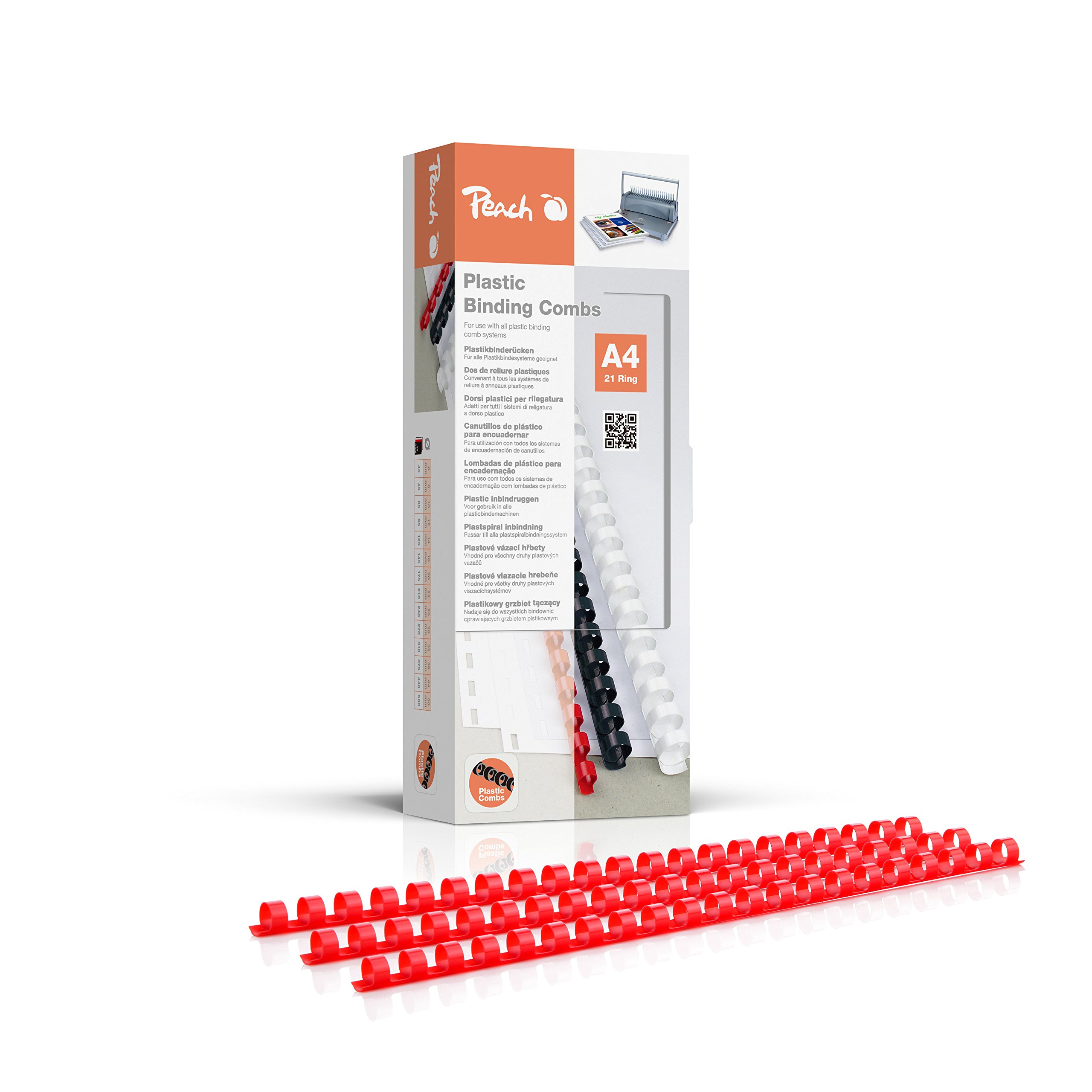 peach-pbp-plastikbinder-cken-a4-12mm-95-blatt-schwarz-100-st image 2