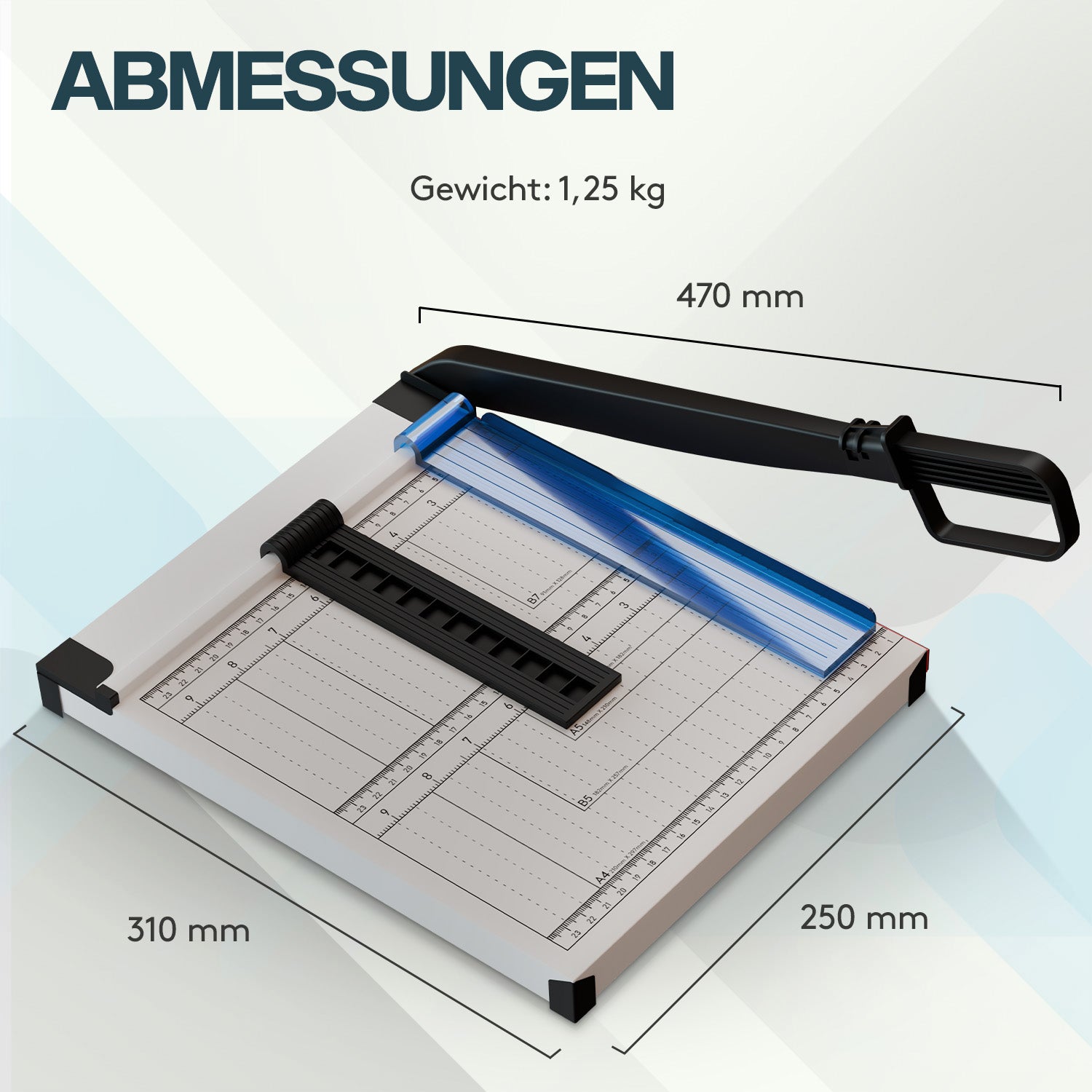 acropaq-a4-guillotine-papierschneider-8-blatt-beige image 7