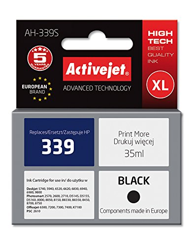 activejet-ah-339s-tintenpatrone-schwarz-35-ml-f-r-hp-339 image 1