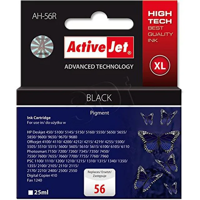activejet-ah-56r-tintenpatrone-schwarz-f-r-hp-56-25-ml image 1