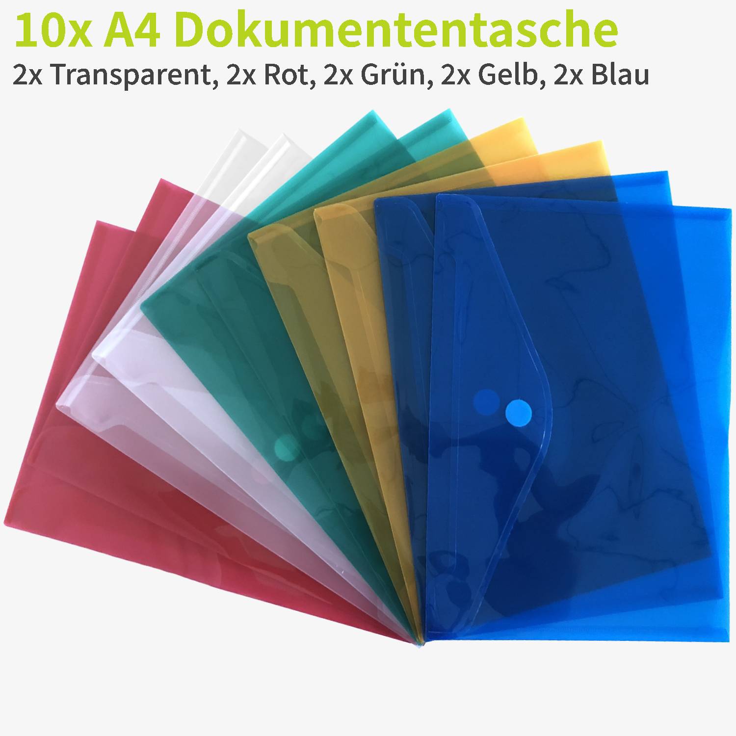 acropaq-dokumentenmappe-a4-mappe-klett-10er-sortiert image 2