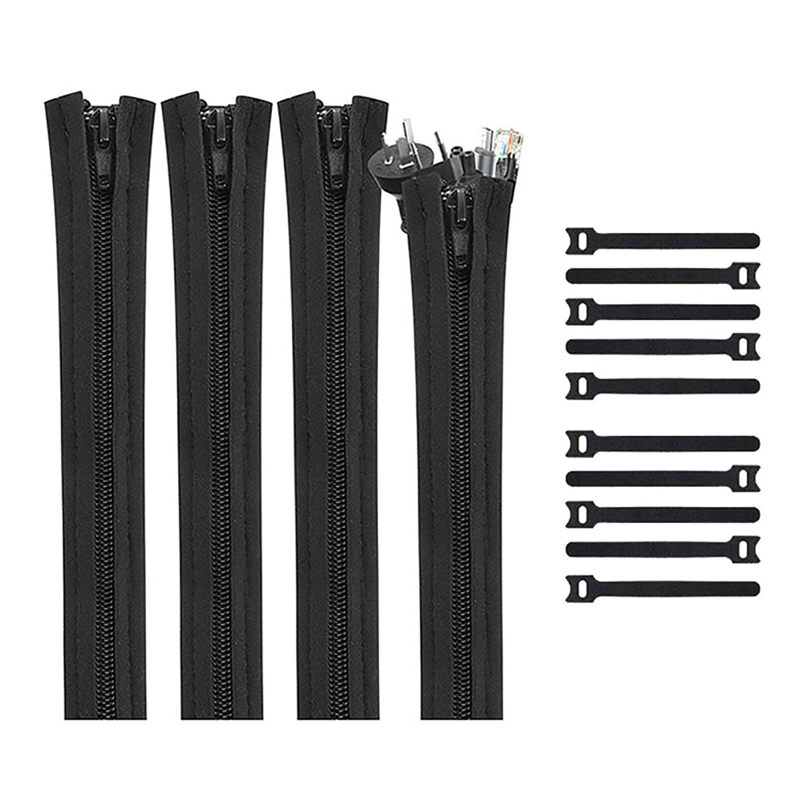 acropaq-kabelorganisator-set-schwarz-10-kan-le-20-binder image 1
