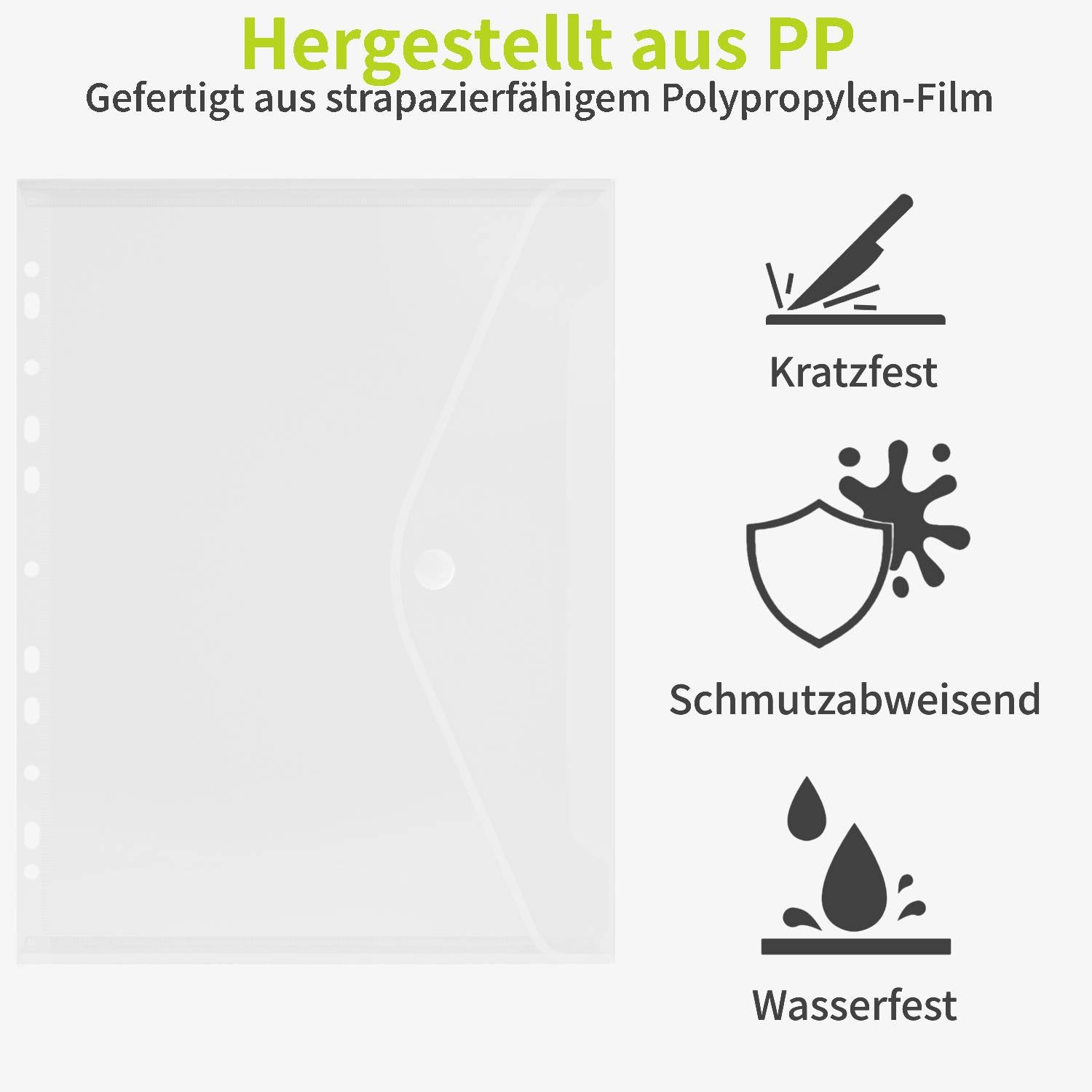 acropaq-dokumentenmappe-a4-transparent-klett-10er-pack image 5