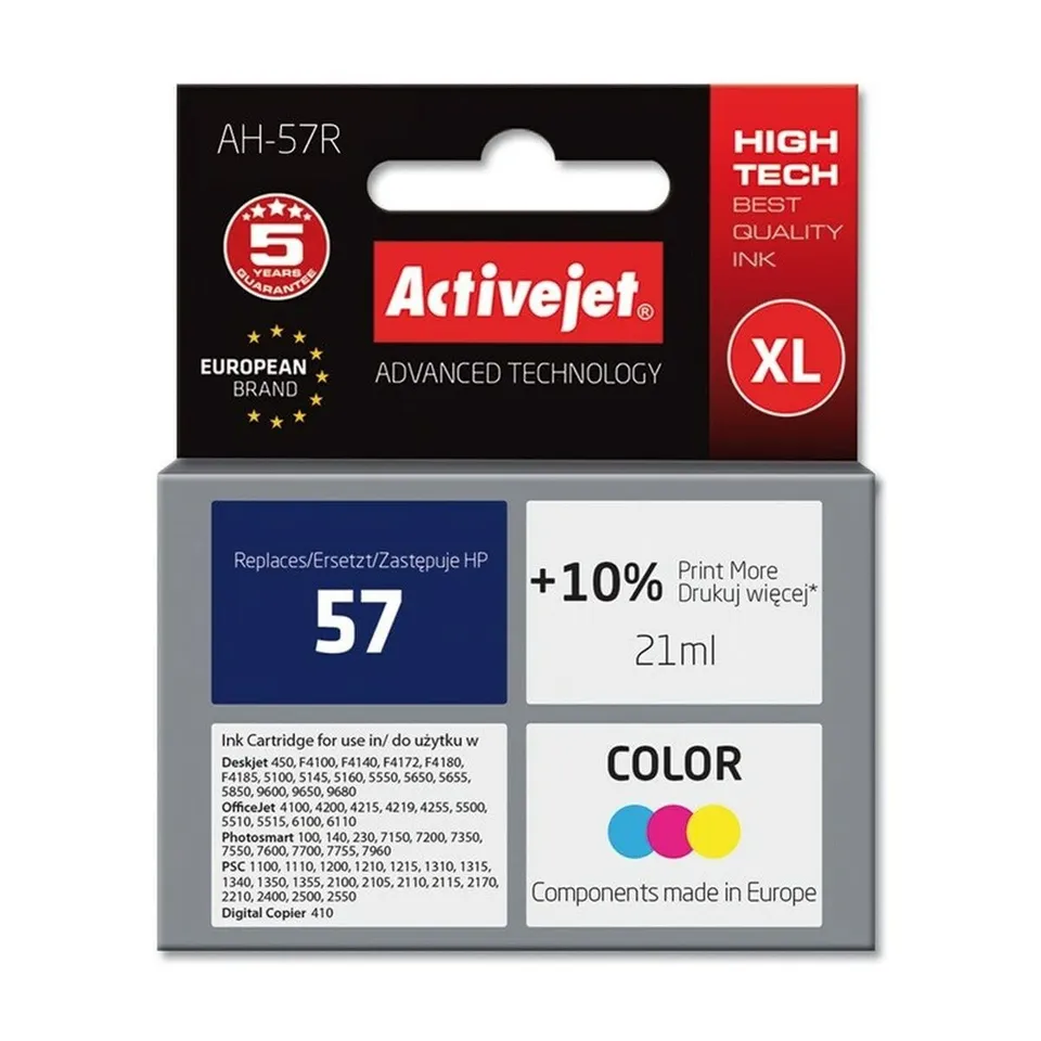 activejet-ah-57r-druckerpatrone-f-r-hp-57-farbig-21-ml image 1
