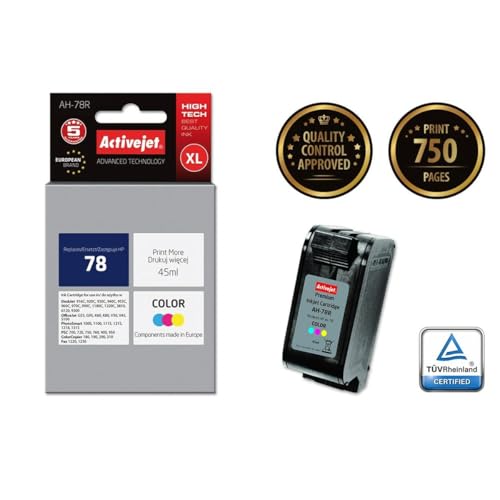 activejet-ink-cartridges-ah-78r-tintenpatrone-hp-78-farbig-45ml image 4