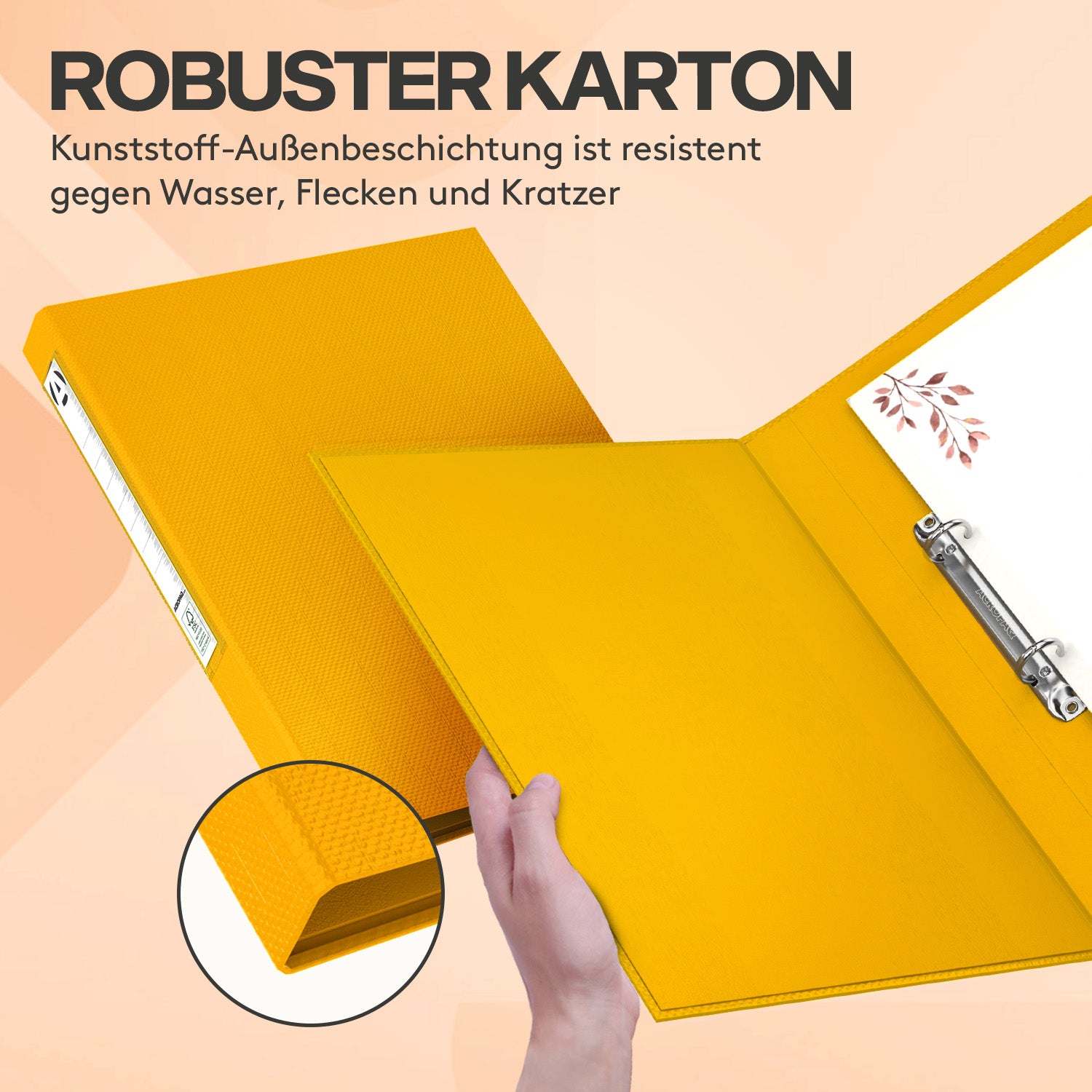 acropaq-ordner-mappen-ringordner-a4-gelb-10-st-ck-fsc image 5