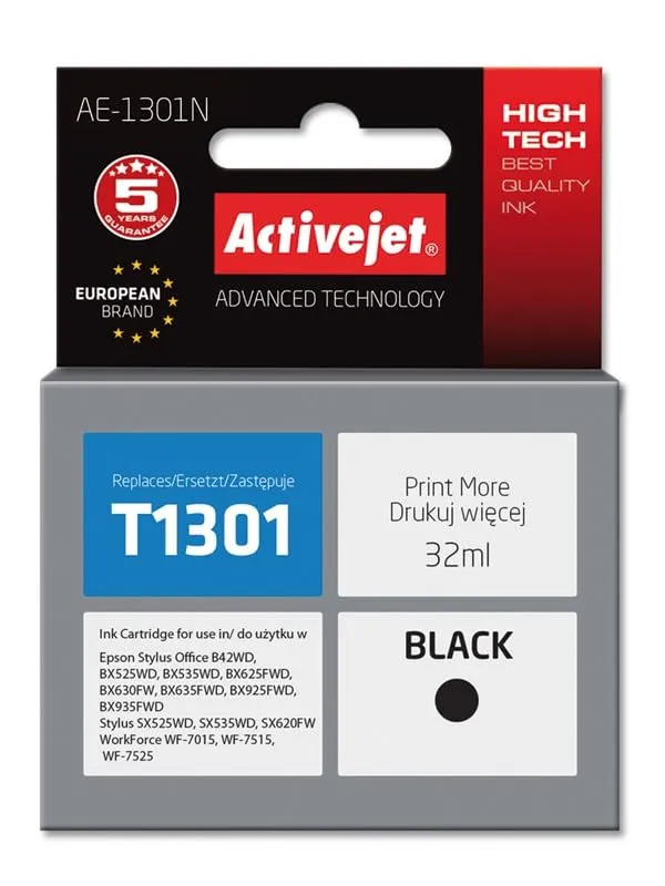 activejet-ae-1301n-tintenpatrone-schwarz-32-ml-f-r-epson-13 image 1
