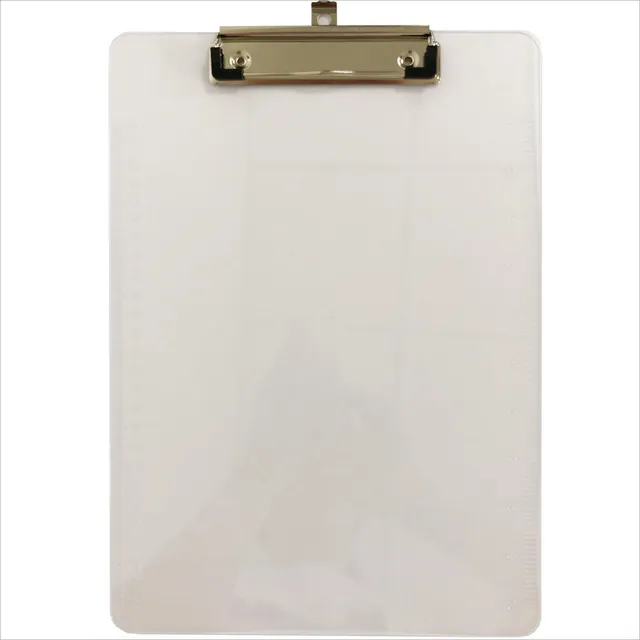 acropaq-klemmbrett-a4-transparent-clipboard-kunststoff image 1