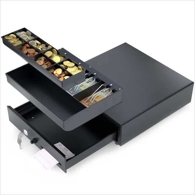 acropaq-kassenschublade-33-5x33x10-druckknopf-schwarz image 1