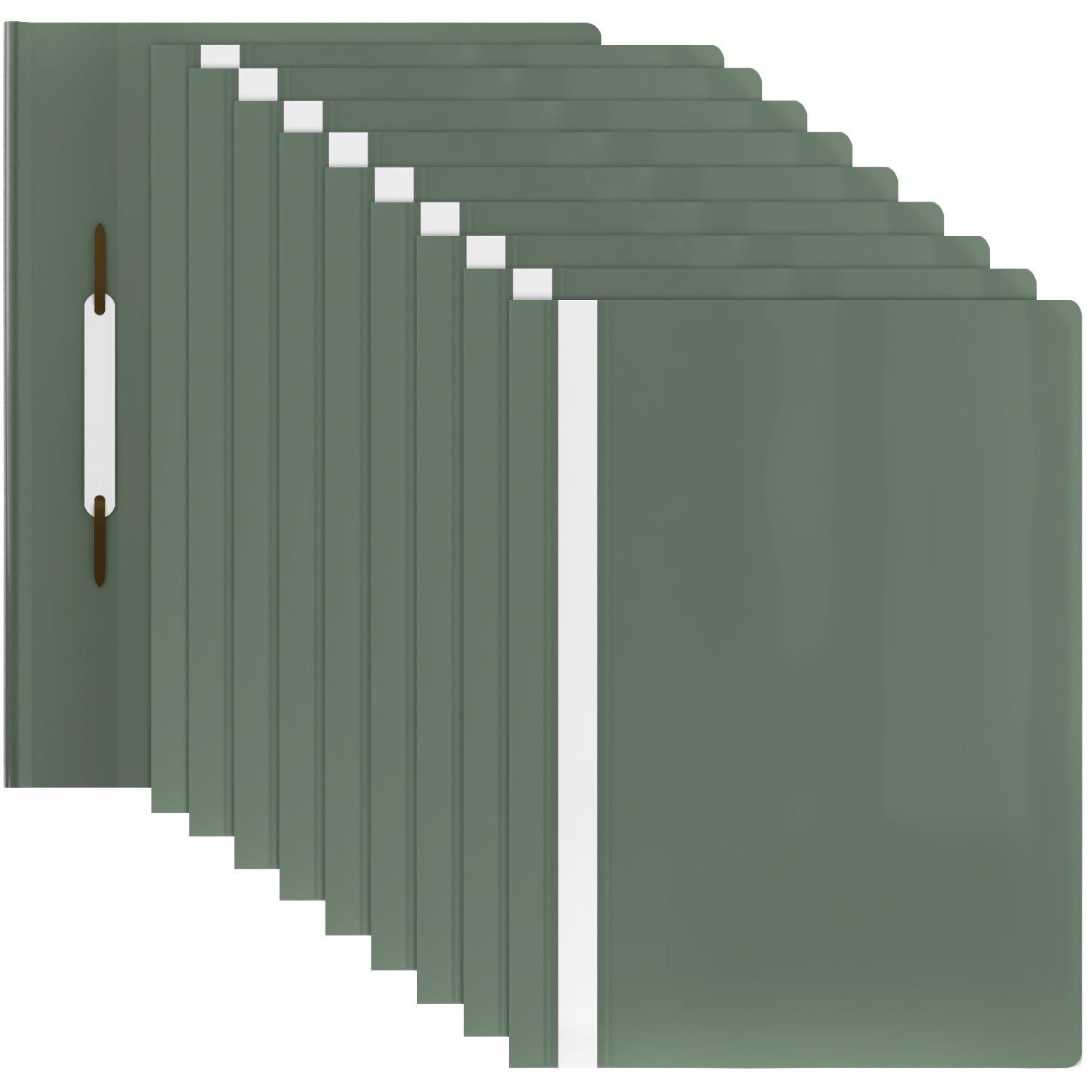 acropaq-a4-sichtmappen-pp-pastellgr-n-10-st-ck image 1