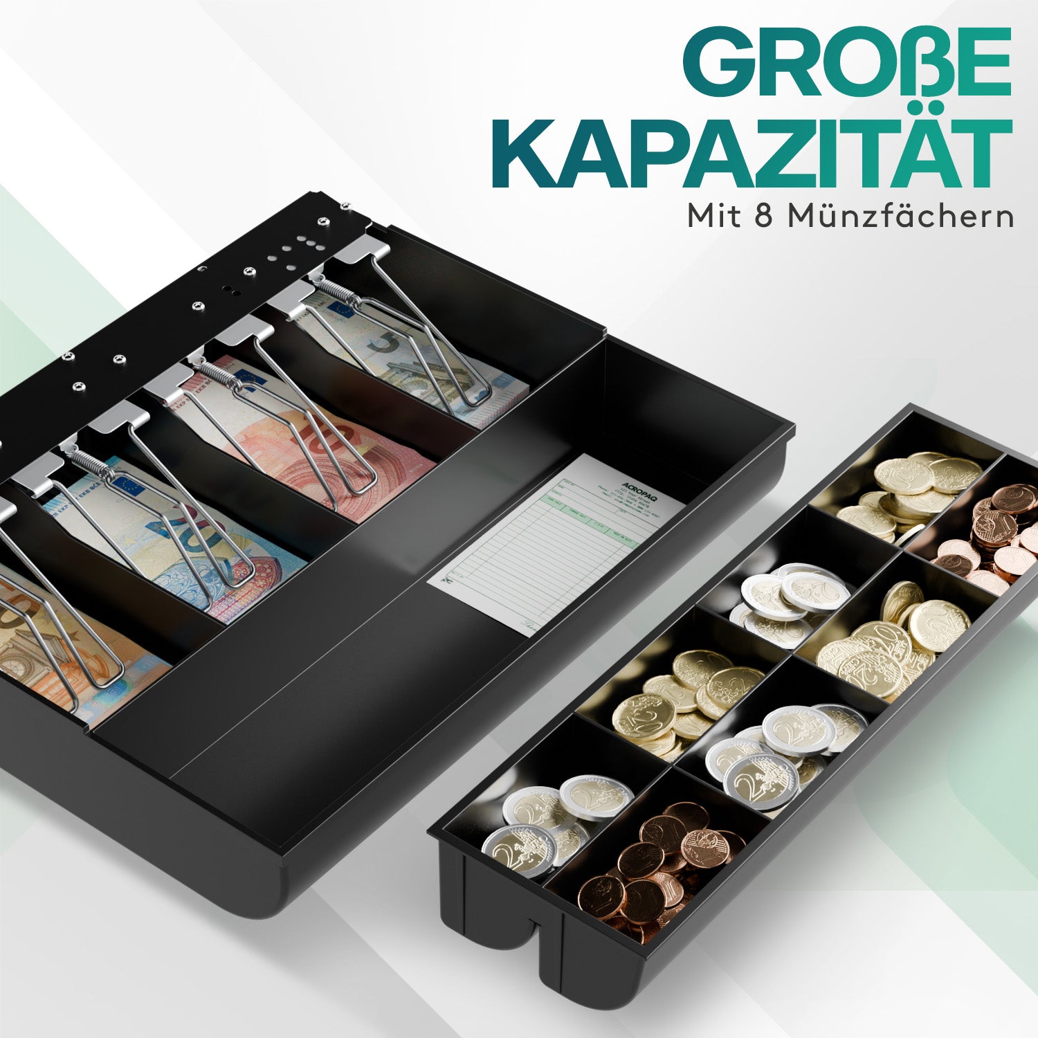 acropaq-kasseneinsatz-29-8cm-schwarz-8-4-f-cher image 3