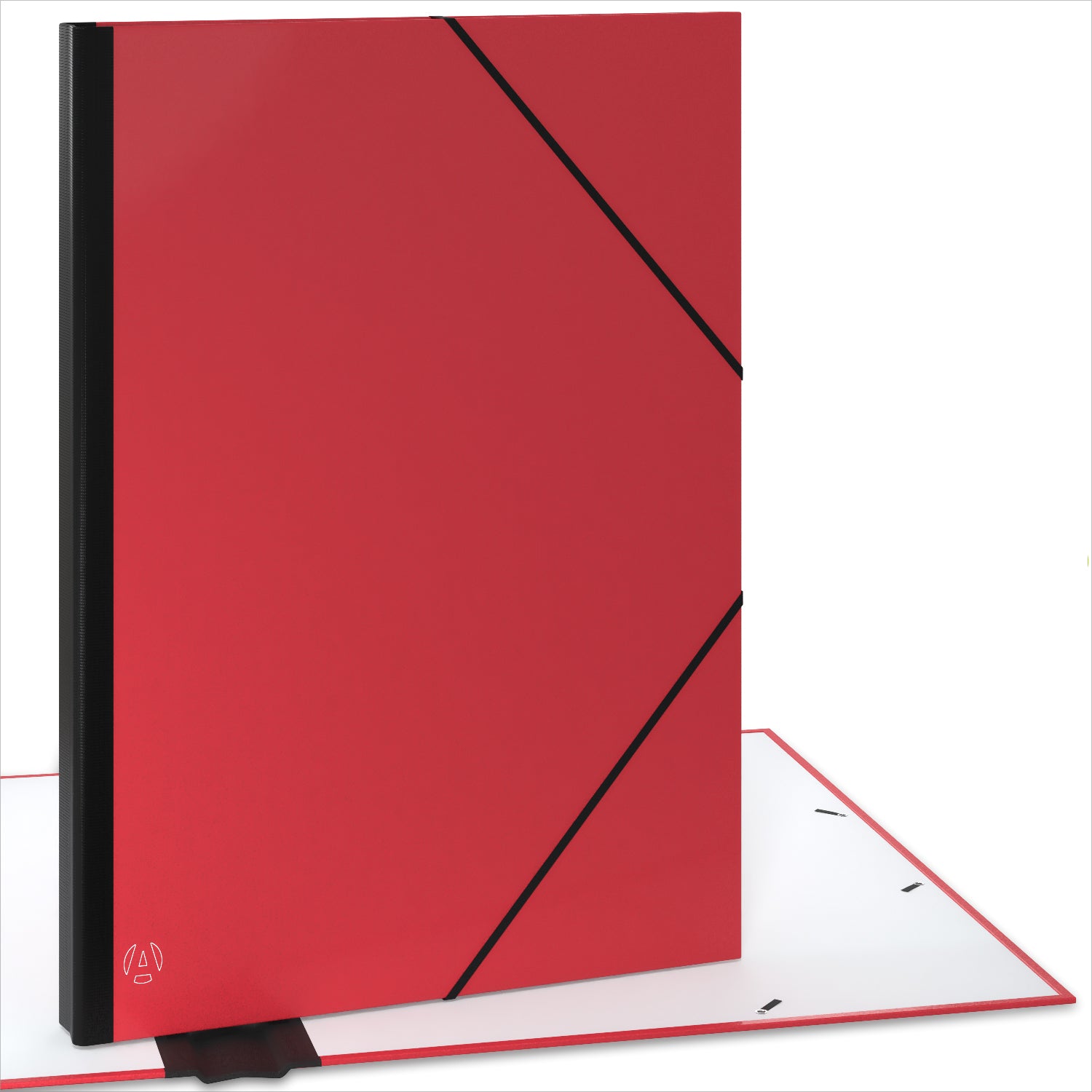 acropaq-zeichenmappe-a2-52x72-cm-zeichnungsmappe-rot-xxl image 1