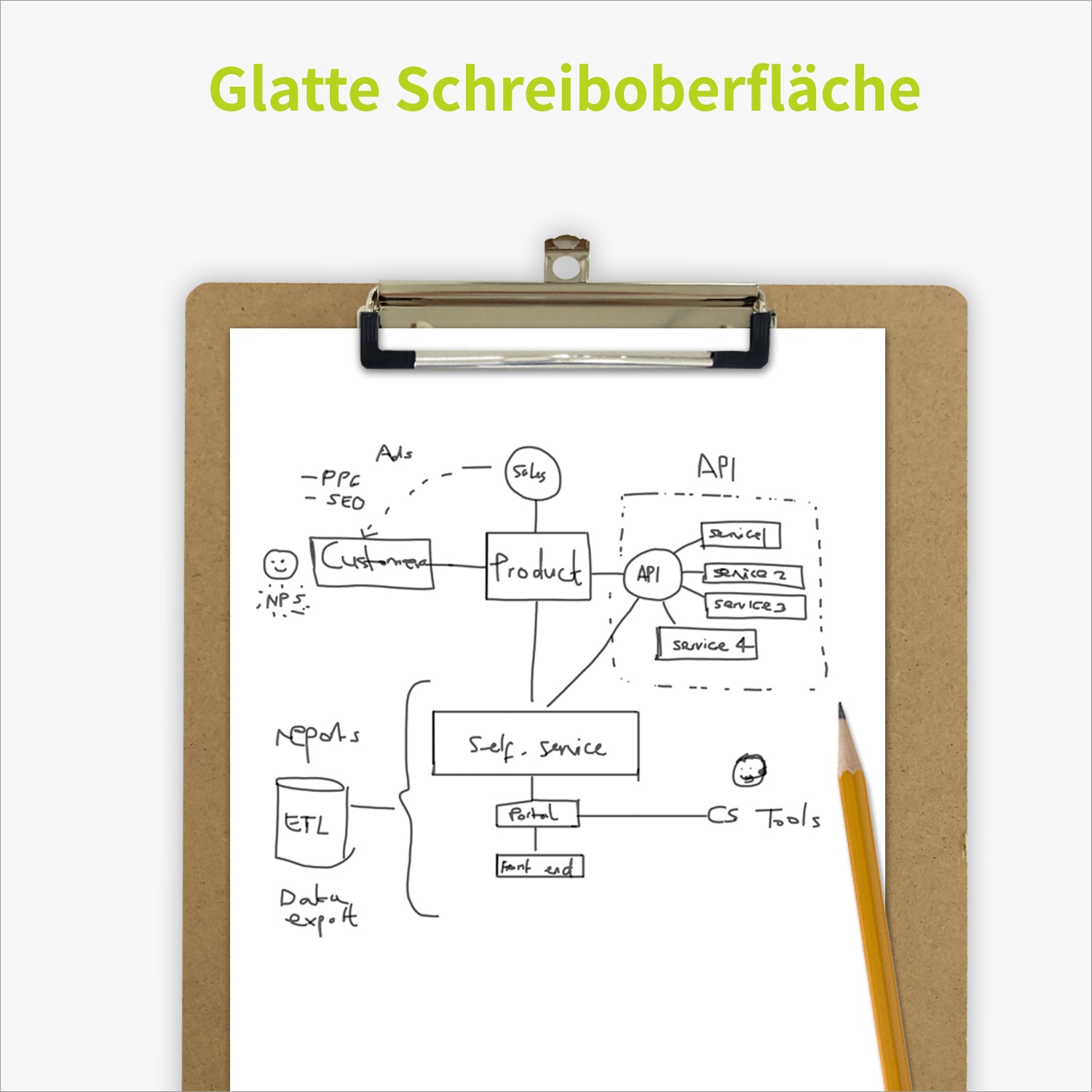 acropaq-klemmbrett-a4-holz-mdf-leichtgewicht-clipboard image 4