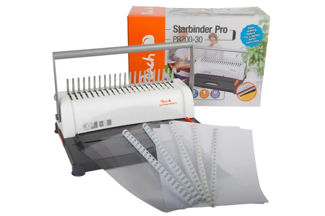 peach-pbp-plastikbindeger-t-a4-350-blatt-starterset image 1