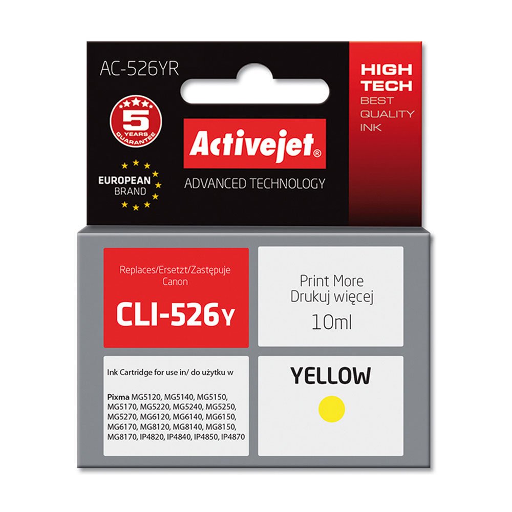 activejet-ac-526yr-tintenpatrone-gelb-f-r-canon-cli-526y-10-ml image 1