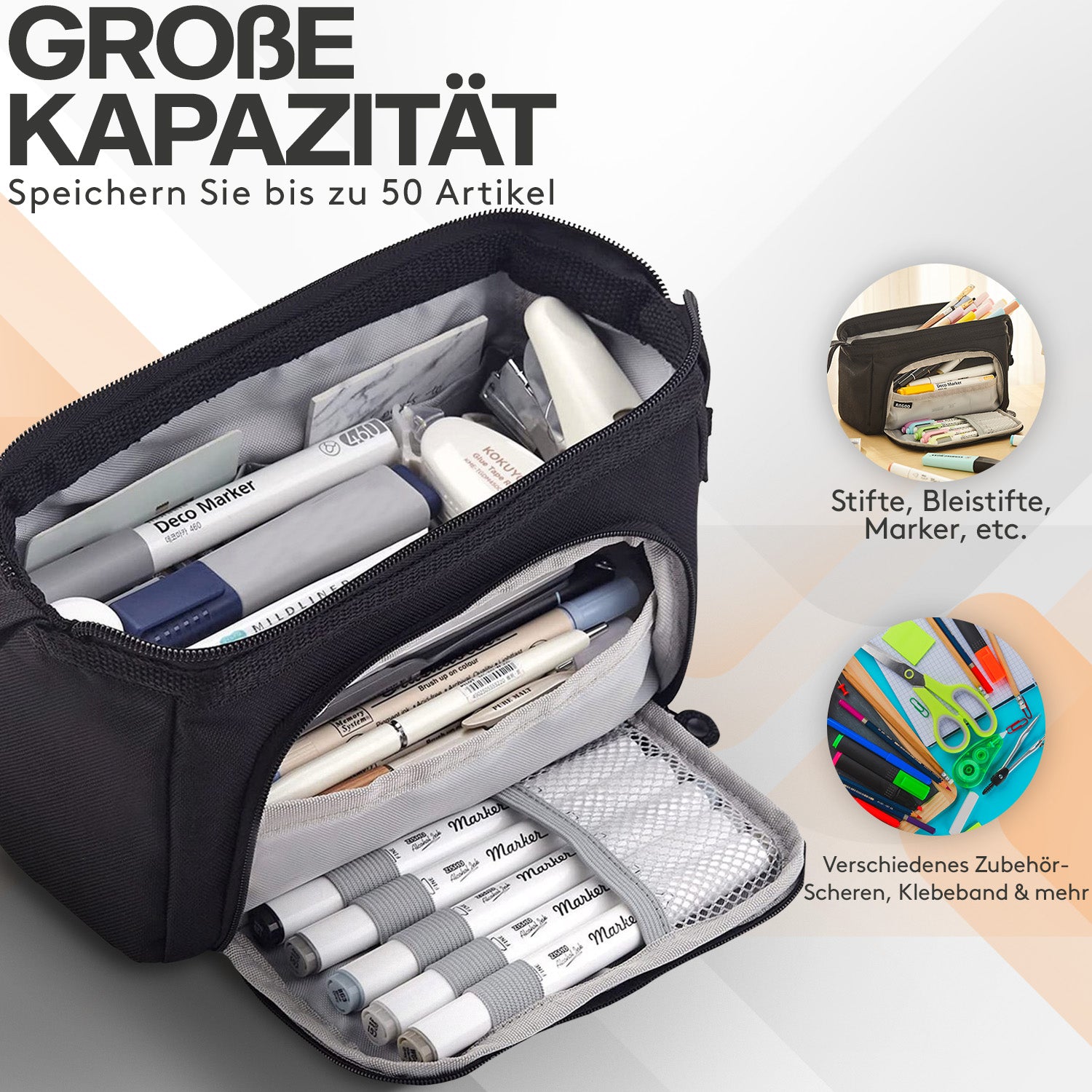 acropaq-federm-ppchen-gro-2-5l-f-r-50-stifte-schwarz image 3
